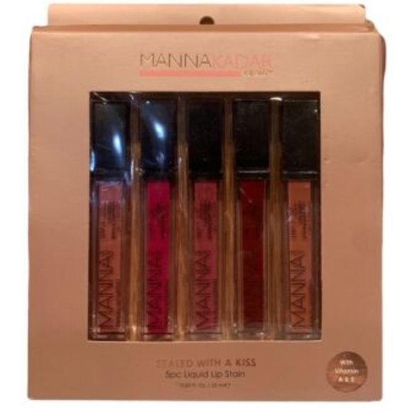 MANNA KADAR Sealed With A Kiss 5pc Liquid Lip Stain🆕⌚📦🏃💨🚚 - Picture 4 of 14